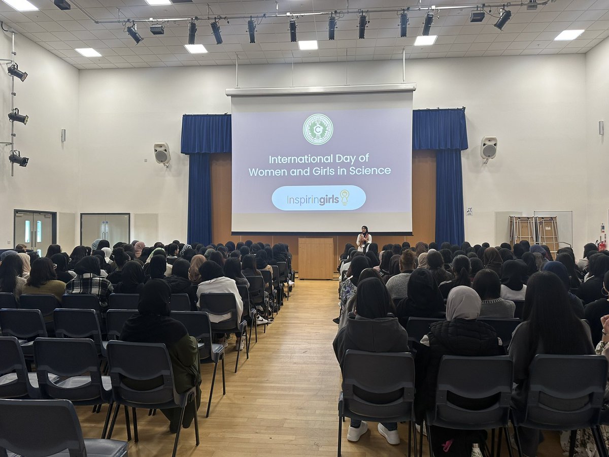 To celebrate #InternationalDayofWomenandGirlsinScience we invited our wonderful Alumni & @Inspiringgirlsf ambassador to speak to our Year 10 students about her journey. Thank you Hamnah Baig for all the meaningful advice you gave our students!