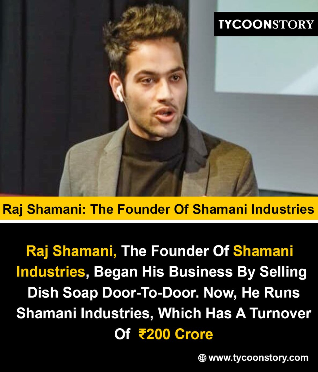 Raj Shamani Is The Founder Of Shamani Industries #RajShamani  #Entrepreneurship #SuccessStory #IndianEntrepreneur #BusinessInspiration  #Resilience #YoungEntrepreneur #SoapManufacturing #BusinessGrowth  #FinancialSuccess #InspiringStories @rajshamani ...