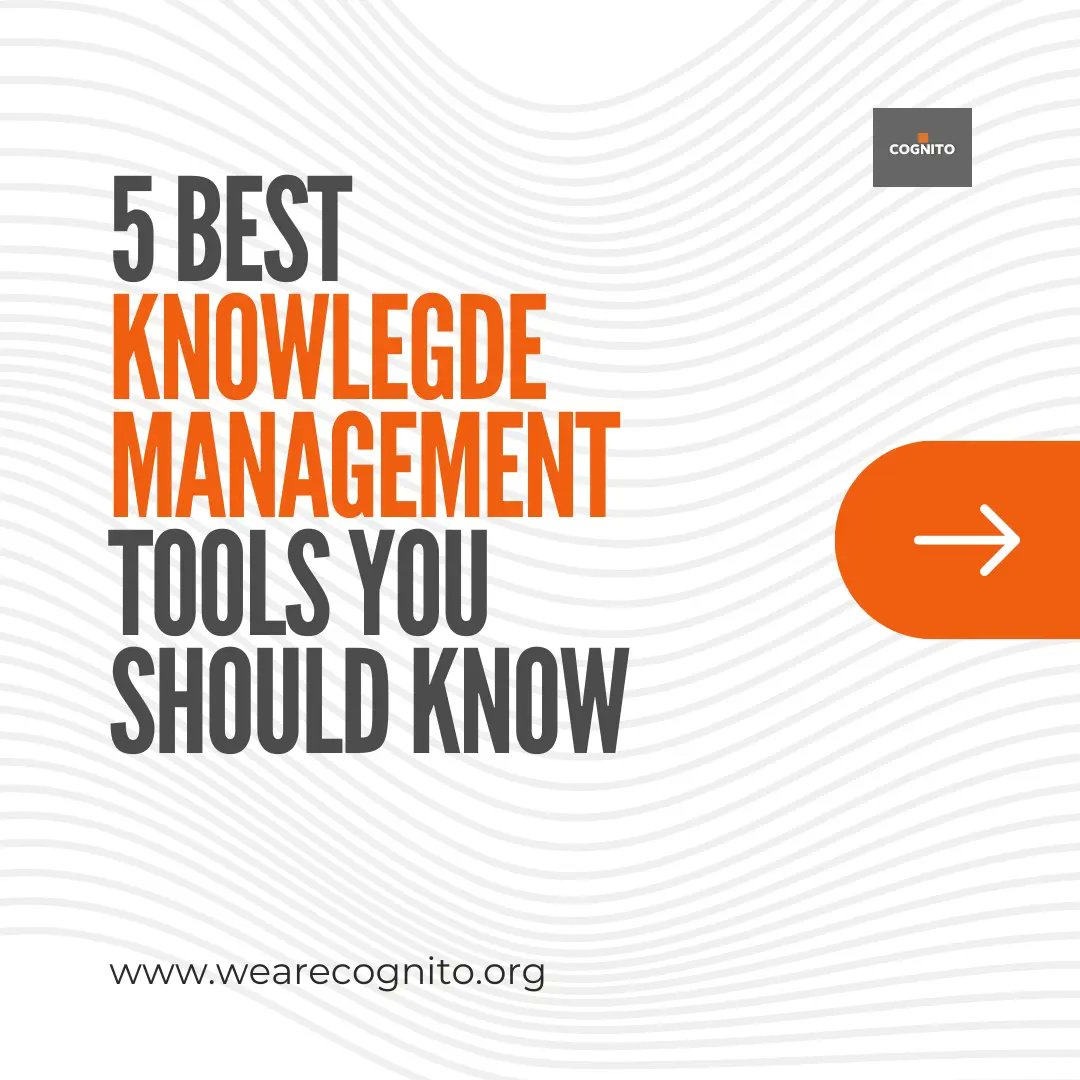 WeAreCognito's tweet photo. Knowledge is a crucial resource; an organization that manages it well will reap significant benefits. Organizations can benefit from a knowledge management tool in their knowledge management process in several ways. 1/3
#KMTools
#KnowledgeManagement https://t.co/8en0C2S8AC