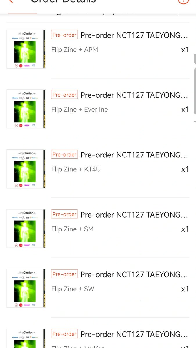 2nd and third set of pre ordering TAP!

#TY_TAP_FEB26
#TAEYONG_TAP
#PreorderTAP