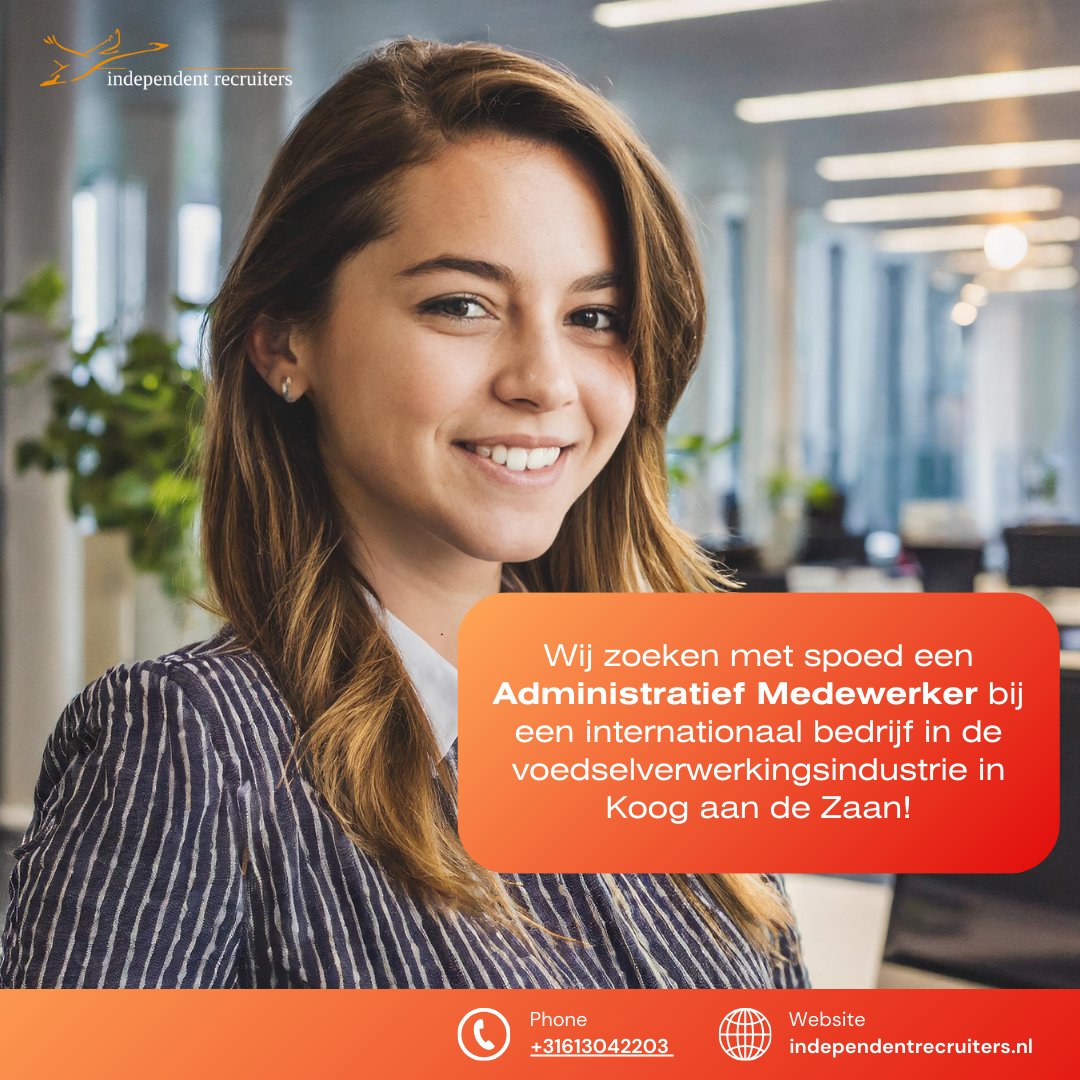 Ben jij per direct beschikbaar voor de duur van 4 maanden? Heb je een echte no-nonsense mentaliteit? En hebben SAP en Excel geen geheimen voor jou? ..

Solliciteer gelijk! >> independentrecruiters.nl/vacancy/3810/a…

#Vacatures #AdministratiefMedewerker #FMCGVacature #TijdelijkeVacature