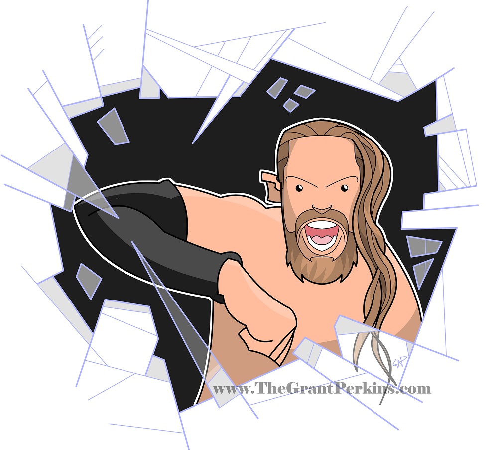 TheGrantPerkins's tweet photo. Sketch of the always awesome #ChrisHero, formerly known as #wwe and #nxt Superstar #KassiusOhno. 

https://t.co/6YzB2nacDA

#aew #chikara #ko #knockoutartist #ohno https://t.co/8yD48hLtZp