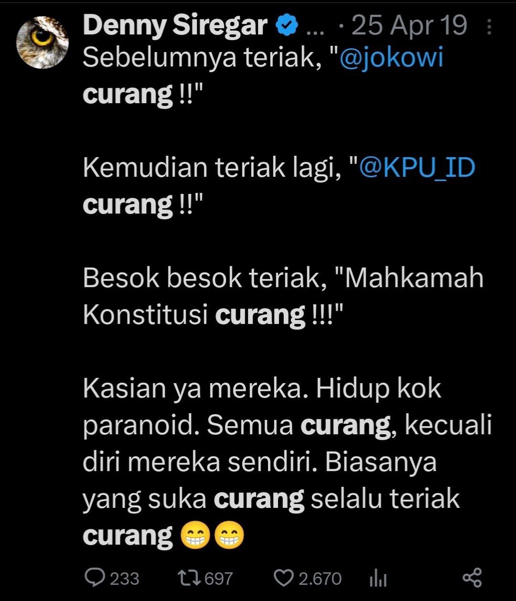 KPuntul's tweet photo. @Dennysiregar7 https://t.co/z8hXSHu00h
