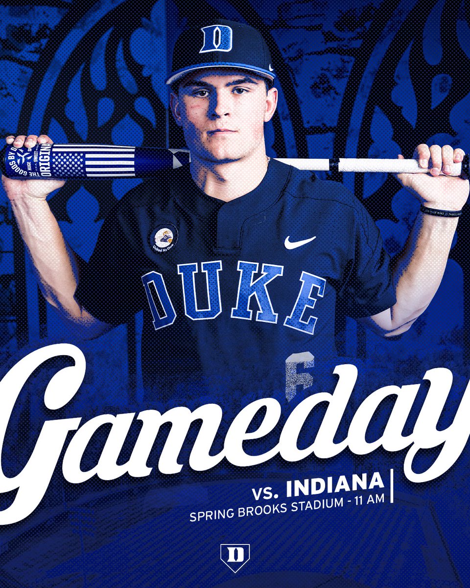 Get Up, It’s Opening Day! 

🆚 Indiana
⌚️ 11 AM
📍 Conway, S.C.
🏟 Spring Brooks Stadium
💻 ESPN+

#BlueCollar | #GoDuke