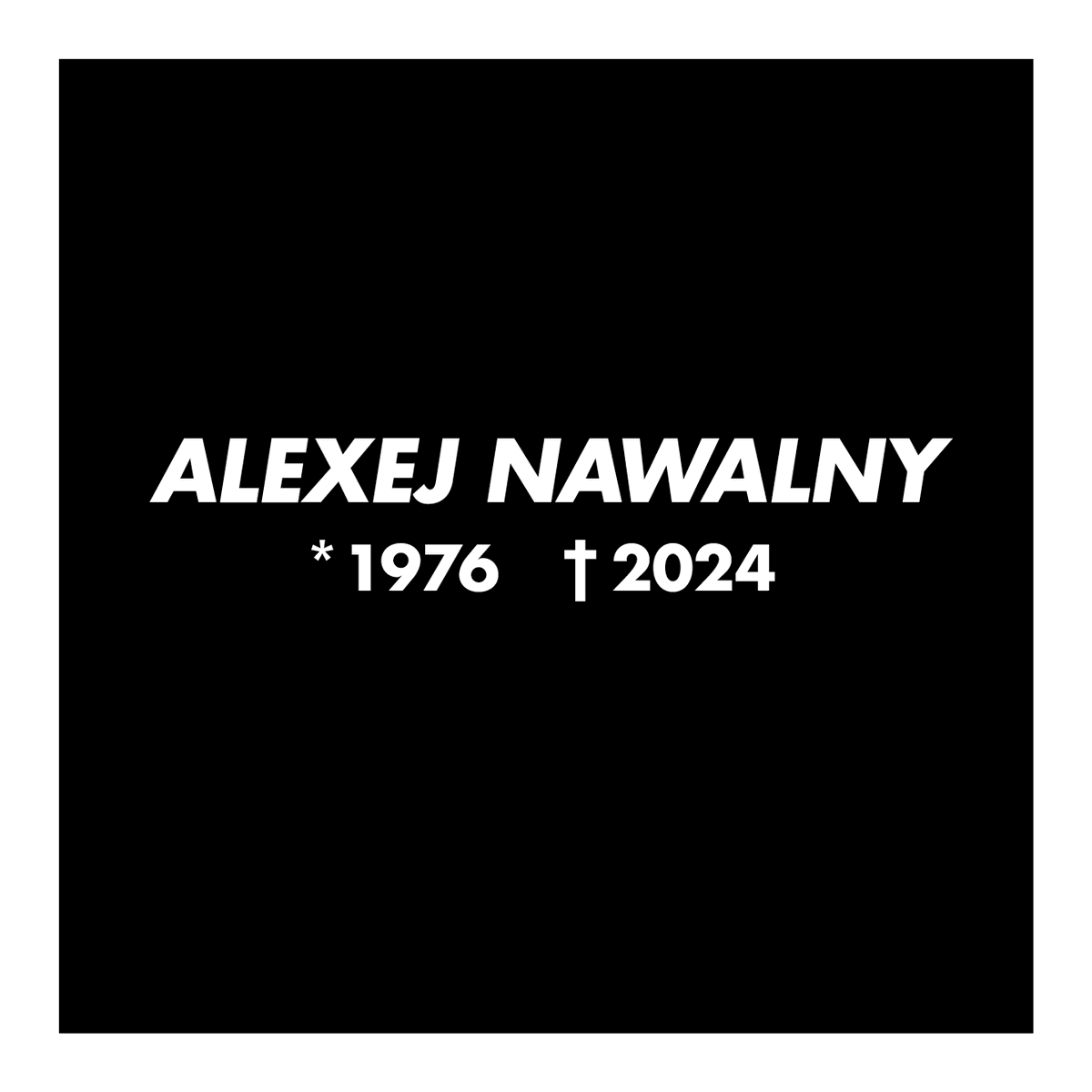 Alexej #Nawalny ist tot. Er kämpfte für Freiheit und Menschenrechte, und wurde dafür zu Unrecht inhaftiert. Jetzt ist er in Haft gestorben.
Unser Beileid gilt seiner Familie.