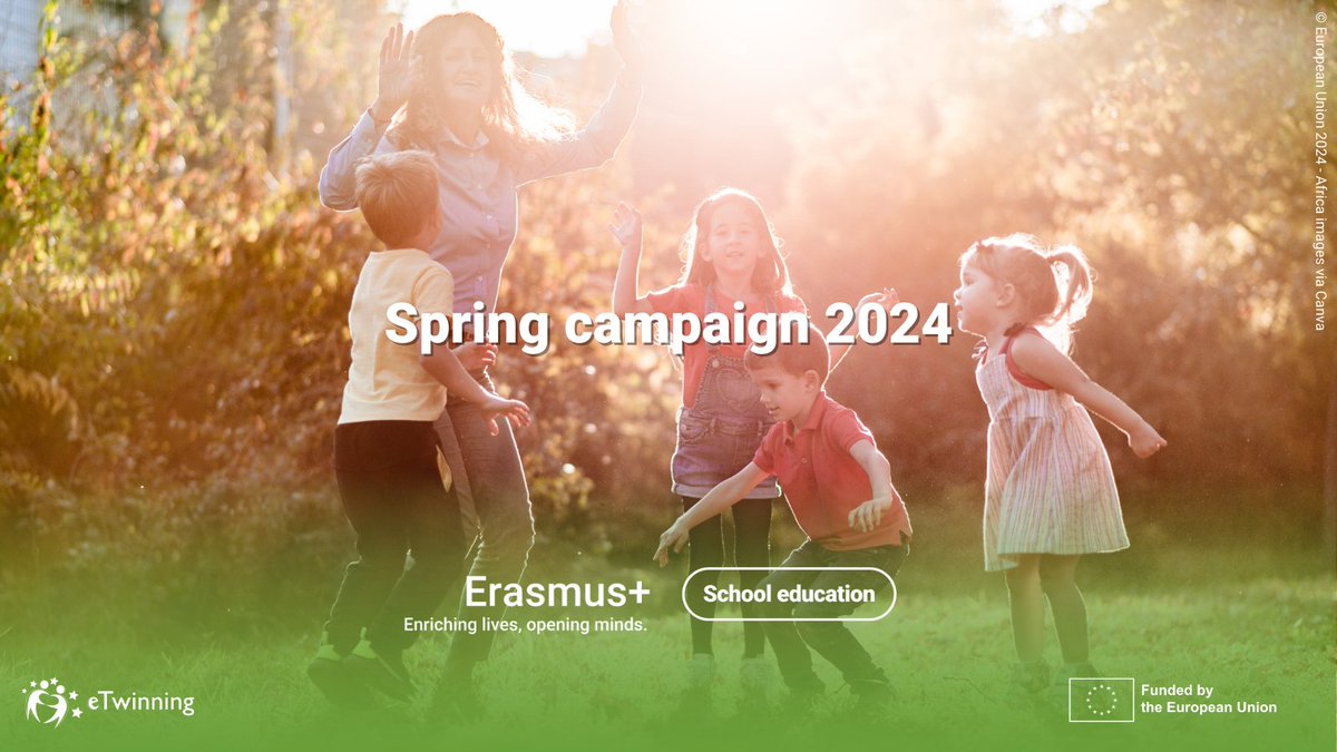 🪻The Spring Campaign is coming soon! 🌷 🗓️From 4 March, eTwinners will explore resources, activities and online events centred around the Annual Theme #etw4well-being! 📍Curious? Check more here 👉bit.ly/3SX8fhU