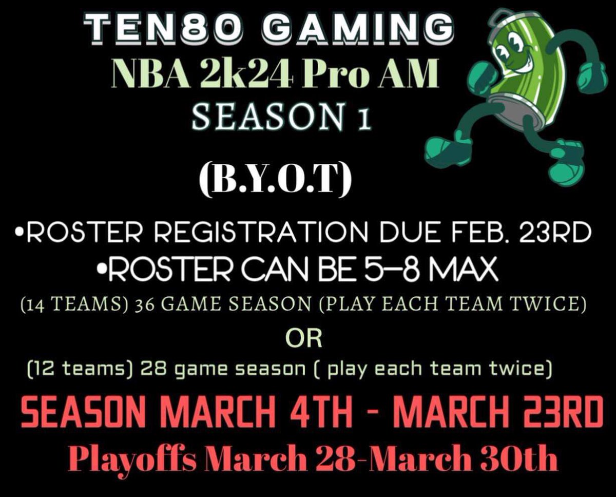 Ten80League's tweet photo. We Kicking off SOON with a Banger! Season 1 is going to set it off right 🔥 

#2kcommunity https://t.co/Viwxbh3GfO