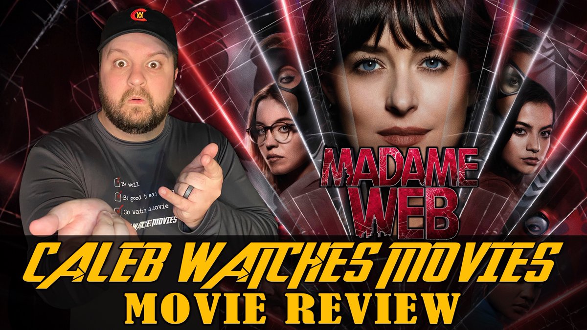 calebwatchmovie's tweet photo. Just watched #madameweb and honestly, I'd rather stare at an actual spider for 2 hours. 🕷️🙅♂️ Don't waste your time on this tangled mess of a film. #MadameWebMovie #moviereview #WorstMovieEver MADAME WEB MOVIE REVIEW https://t.co/bIlO9wwgxN via @YouTube https://t.co/GMVsRLvVi9