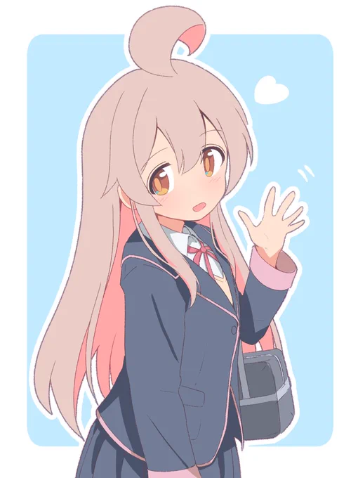週末の帰り道お兄ちゃん#おにまい #おにまいお絵かき 