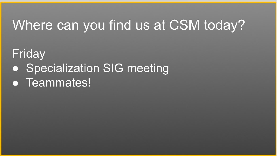 Day Two <a href="/APTAcsm/">#APTACSM</a>! Looking forward to more sports content and networking at Teammates this evening!