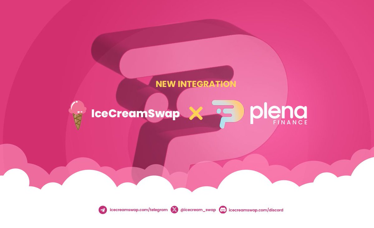 Hold onto your hats, folks! 🤝 @IceCream_Swap teaming up with @Plenafinance & bringing the game-changing Plena Connect integration to our platform! 💼 Brace yourselves for a mind-blowing user experience upgrade, complete with account abstraction wizardry. ⏳ Stay tuned!