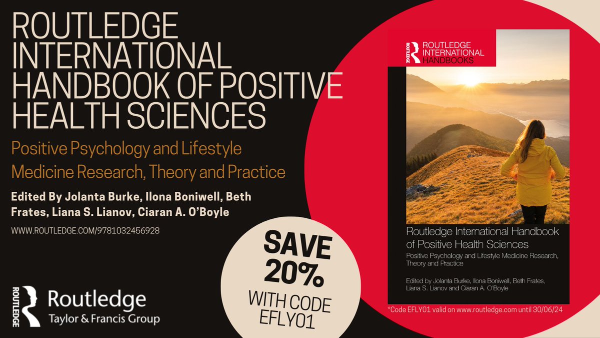 Looking for information on positive psychology and lifestyle medicine? Here's a book for you! 📕 I co-edited this with Past President of @ACLifeMed Liana Lianov+colleagues from @RCSI_Irl. There is an ebook version available for $42.71. #positivepsychology #lifestylemedicine