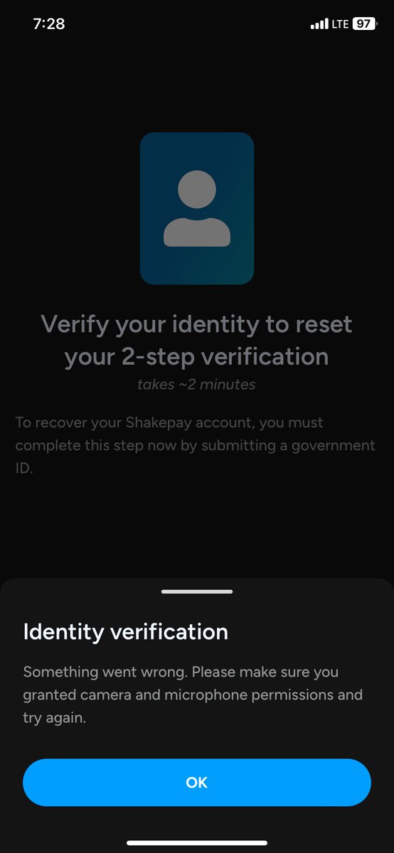 gimmeavocado's tweet photo. Can't log in and can't reset the verification @shakepay please help https://t.co/W6AW4fip9N