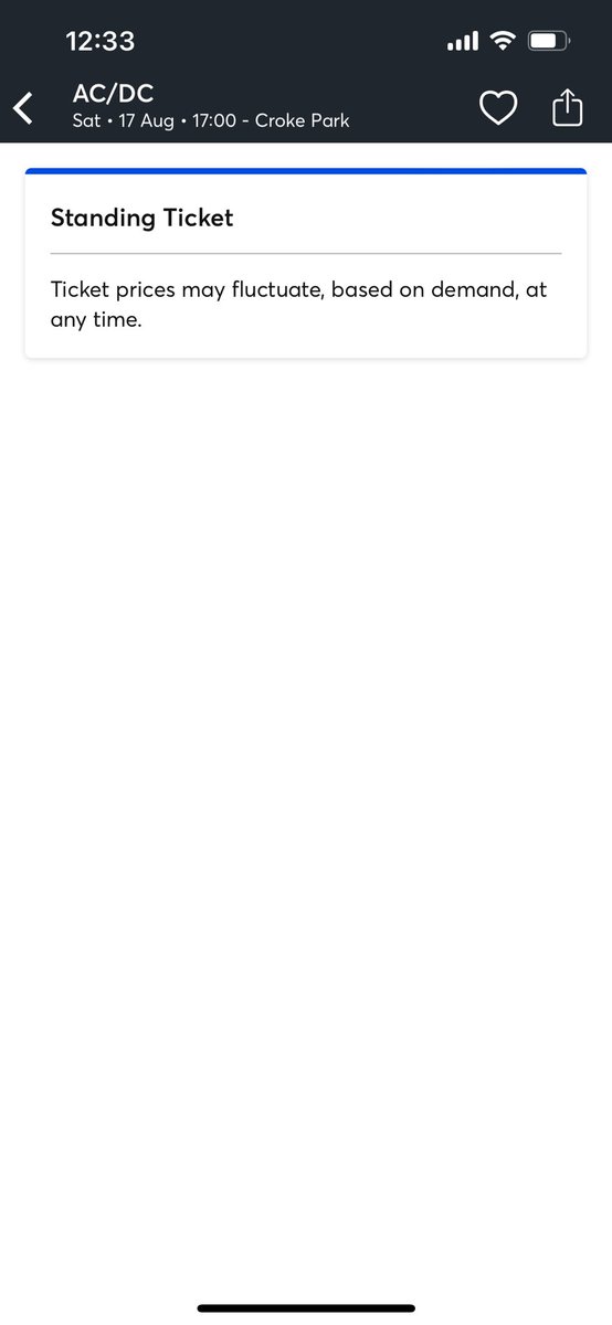 RealAlanC's tweet image. Since when did Ticketmaster Ireland bring in dynamic pricing? General
Standing has jumped to €335 😱@TicketmasterIre @rteliveline