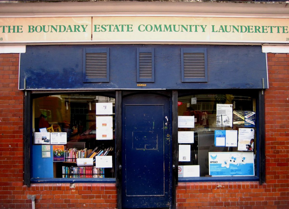 BoundaryTra's tweet photo. Boundary Estate Community Launderette has been repossessed by Tower Hamlets Council. The launderette has been serving our residents on the estate for more than 30 years. https://t.co/lI9lYL5bUp
