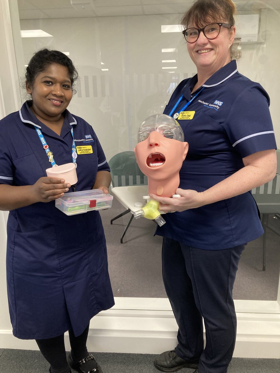 NMGNursingfocus's tweet image. Great to receive our oral care simulation kit today - successful #scbd bid - we will now be able to deliver practical sessions on mouthcare the “do’s and the dont’s”  ⁦@NorthMcrGH_NHS⁩ ⁦@AkweiChrissy⁩ ⁦@MFT_PatientExp⁩