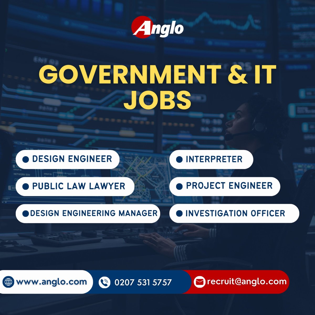 🏛 Explore Government &amp; IT career opportunities with us!

🔍 We're recruiting top talent for rewarding roles in the public sector and IT industry across the UK.

Don't miss your chance to make an impact.

Apply now!

🔗anglo.com/jobs/governmen…

#governmentjobs #govjobs #contracts