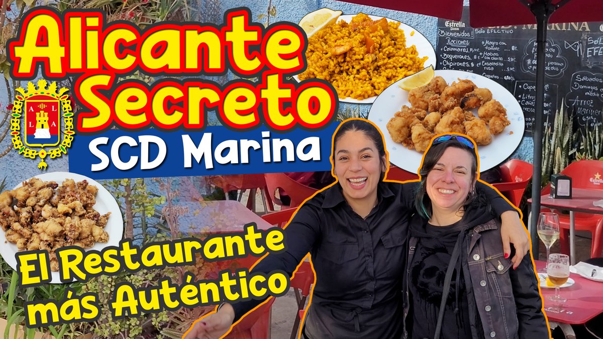 La Sociedad Cultural Deportiva MARINA, está ubicada en un antiguo barrio de pescadores, justo enfrente de la Playa urbana del POSTIGUET ⛱️  🐟
 Este sitio es ideal para pedir raciones, a buen precio y en un ambiente para lugareños

youtu.be/lMN0vKVefec?fe…