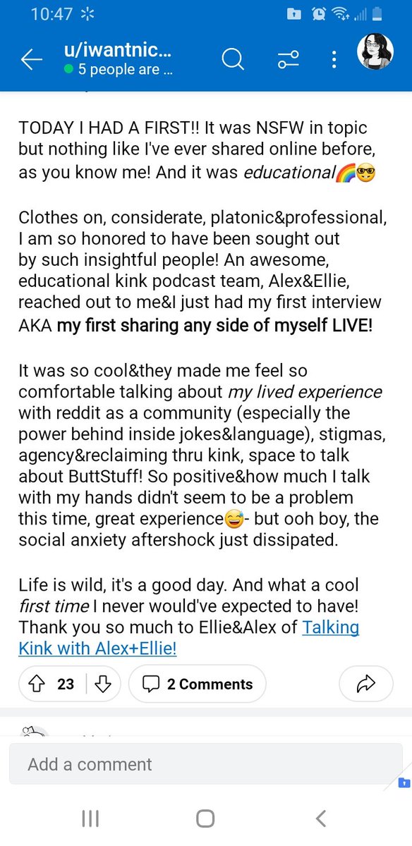 elliedesyre's tweet photo. We are building a #community! I love it! Talking freely, openly & honestly. Dolly is a rockstar in our 1% club! Check out u/iwantnicethings on Reddit and OF. #buttstuff #naked #findyournaked #kink #talkingkink https://t.co/nW41BVa7I4 https://t.co/w57nvcipHx
