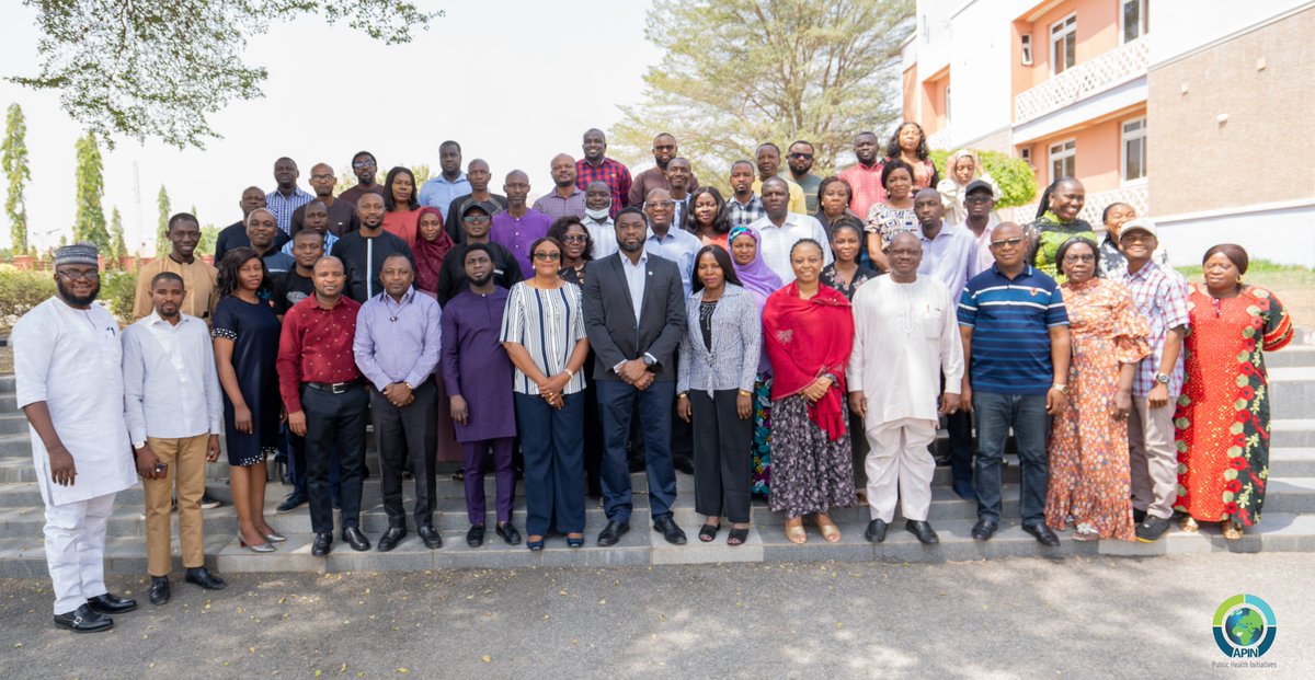 APINNigeria's tweet photo. APIN is collaborating with @NCDCgov to combat the increasing rates of healthcare-associated infections and antimicrobial resistance across health facilities nationwide.
#APINInitiatives
#ThisIsAPIN
#WorkAtAPIN