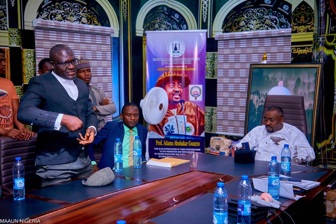 Rightfield_A's tweet photo. On February 4th, 2024, the Principal Partner of Rightfield Attorneys, Umar Isa Sulaiman Esq. @uisulaiman481 paid a respectful visit to the esteemed Founder of Maryam Abacha American University of Nigeria, Professor Adamu Abubakar Gwarzo. https://t.co/G0HBl0rEfV