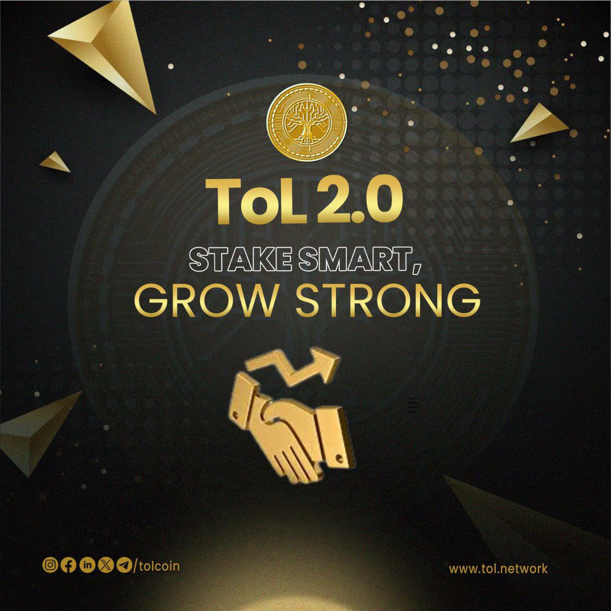 Stake with intelligence, and nurture your wealth. 
Our platform is your compass to financial empowerment. 🔥
Navigate with confidence and watch your investments flourish. 
🌐tol.network

#digitalcoin #stake #staking #stakingcrypto #crypto #cryptoassets #cryptocurrency