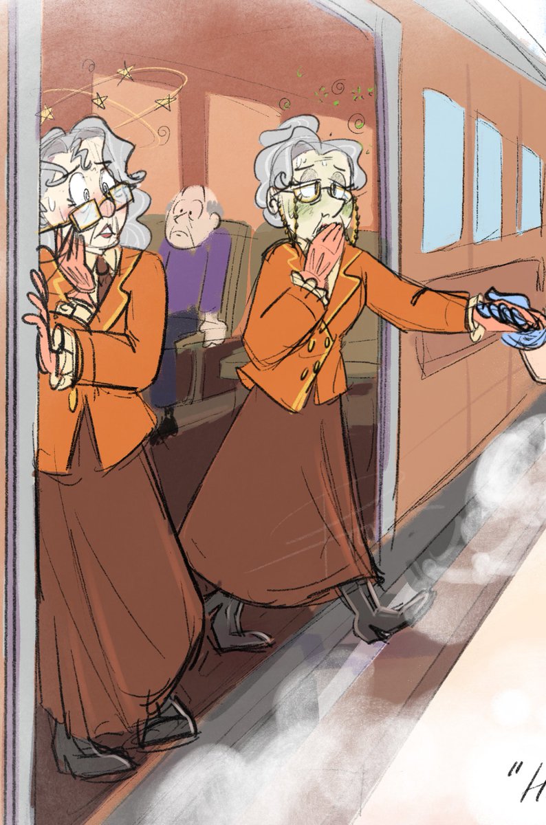 art_makes_art's tweet photo. Thomas, annie and clarabel don’t like when you race :/
.
.
.
#thomas #ttte #human #humanttte #annie #clarabel #annieandclarabel #bertie #art #conceptart #illustration #myart #thomasthetankengine #characterdesign #ValentinesDay https://t.co/F0AgSkqpl4