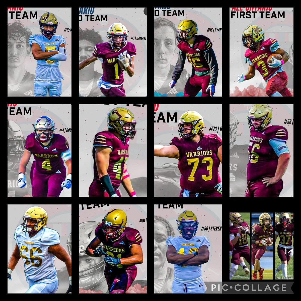 Pretty remarkable.
The Huron Heights Warriors senior boys' football team had 14 of its players named to the <a href="/onhsfball/">ONHSFBALL</a> first-team all-stars, second team all-stars or were honourable mentions. 
I've been fortunate to serve as the team writer the last two seasons <a href="/warriors_fbc/">Warriors Football</a>