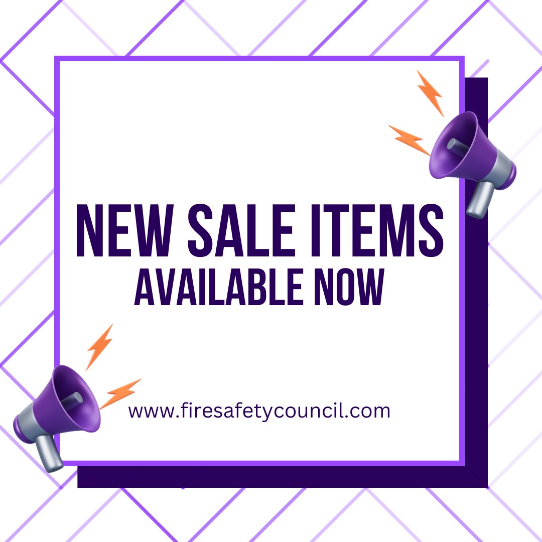 Great news for your public education events! We have exciting new items in the works at the DC and we need to make some room! We will be adding new items to the Sales page on our website firesafetycouncil.com regularly! Head on over and check out what is already available!👀