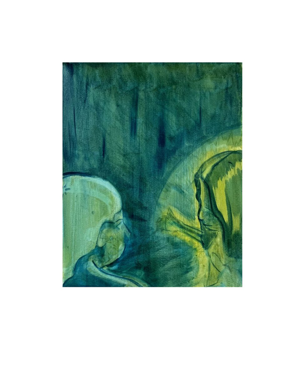 _JacobMGarzaJr's tweet photo. Madre Espiritu 
Oil on canvas 16” x 24” inches 
2023 https://t.co/ULE3RuIPmj