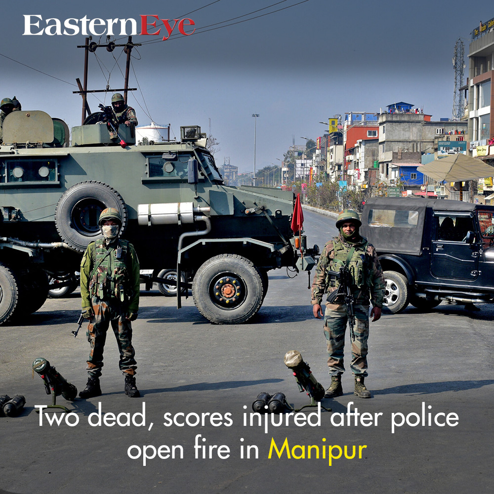 EasternEye's tweet image. Two dead, scores injured after police open fire in Manipur
Read more- easterneye.biz/meitei-kuki-ma…
#ManipurIncident
#PoliceFiring
#ProtestViolence
#HumanRights
#PublicSafety