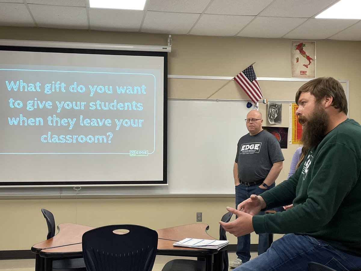 What gift do you want to give your students when they leave your class? <a href="/LHSTimBaldwin/">Tim Baldwin</a> talks about learning vs practice which makes me think that  edu/instruction should be Just-in-time vs just-in-case focused on practice of skills. <a href="/LPSEDGE/">EDGE - Empowering Discovery of Global Experiences</a> lives this everyday. Come see them!