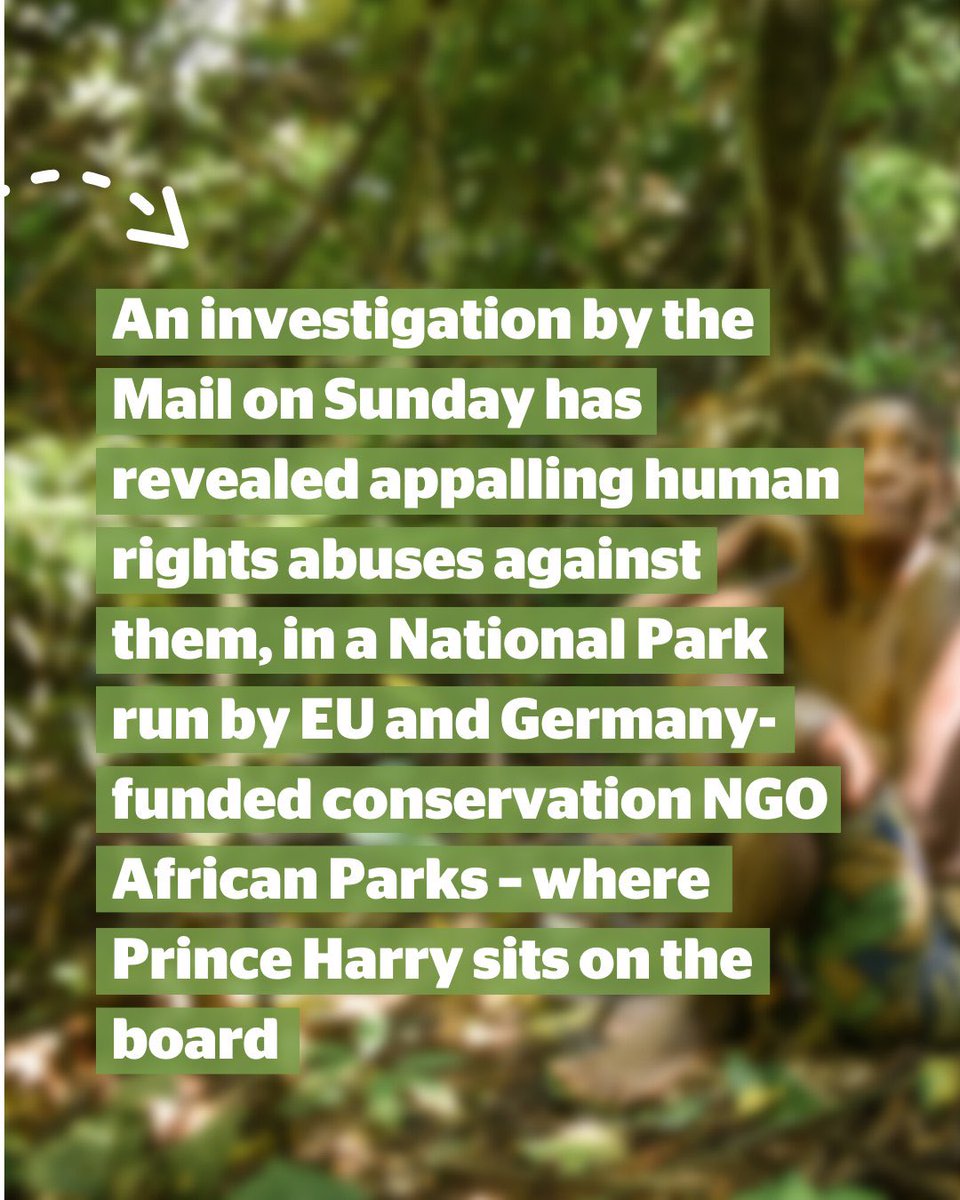 nancytsidley's tweet photo. H&amp;M don’t care about Indigenous tribes. Harry &amp; @AfricanParks are committing green genocide. #JusticeForTheBaka #FOHarry #InvictusSpirit #sharedjourney #InvictusGamesVancouverWhistler
#ExploreTogether #IG25 #InvictusGames25 #IG2025 
Please share 👇👇 

https://t.co/kCgqOoC9gQ… https://t.co/5fVIuE6IJn