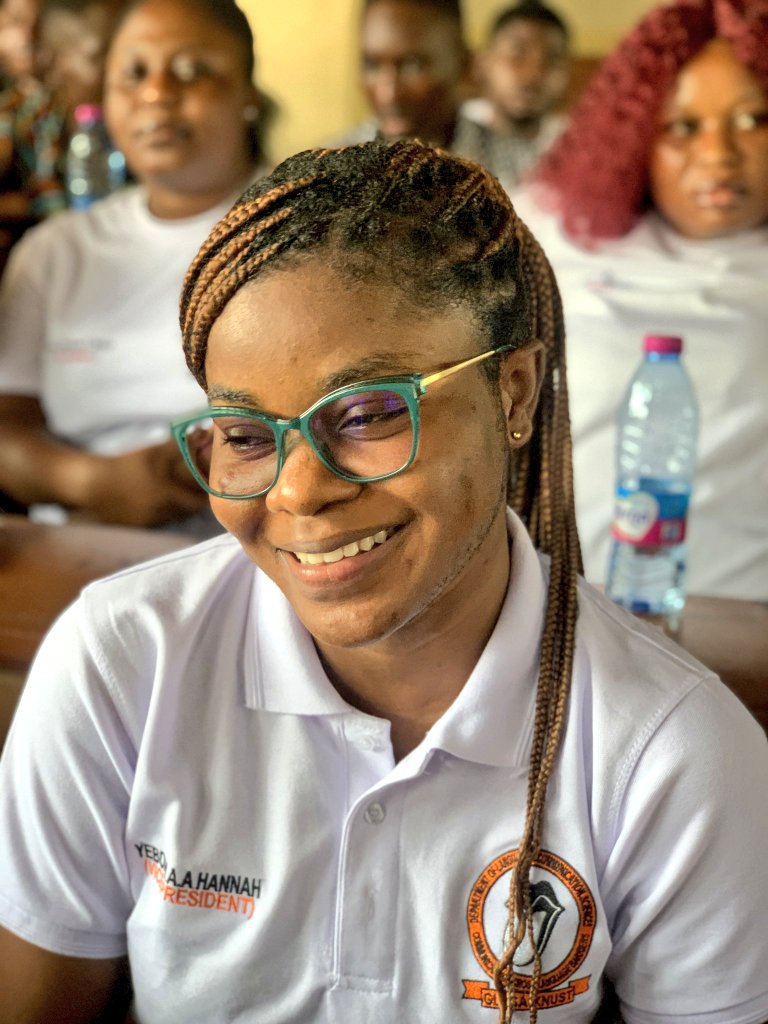 glasa_knust's tweet photo. #Glasa_Knust_Nkaebɔ📢
Did you know that the last time our association held a General meeting, Hannah Yeboah  was just a student? 

Today, she is here with us as a Teaching Assistant(TA), showcasing her growth🔥.  #BeseSakaAdministration. #1GAM https://t.co/Z7wjuS7z58