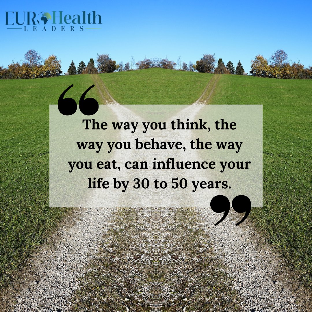 Your thoughts, actions, and diet wield incredible power over your lifespan. Choose wisely. 💭🏃‍♂️🍎 

#MindBodyConnection #HealthyLiving #Lifespan #PositiveChoices #HealthyHabit #ChooseHealth #HealthyMindset #EuroHealthLeaders