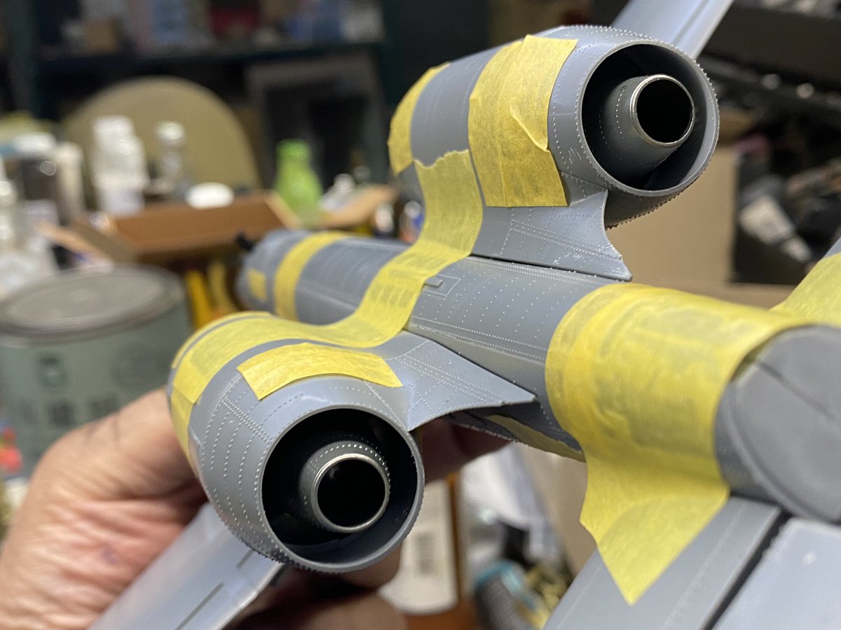 FChengpin's tweet photo. G.W.H 1/48 A-10C W.I.P
開工，假組，沒用膠水密合度非常好，有規避凸釘被磨掉的設計！ https://t.co/jFY5RHLTPR
