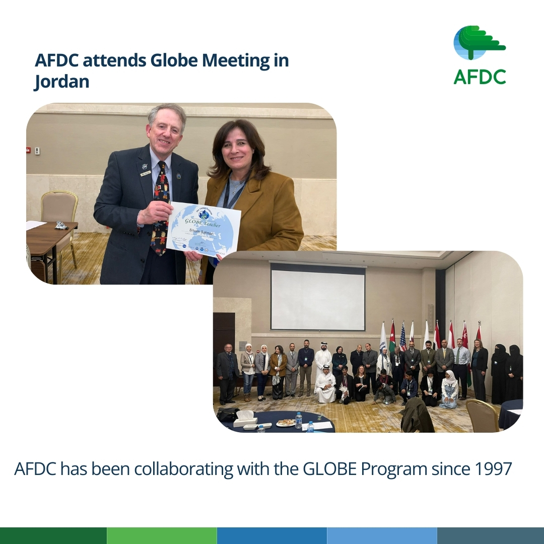 AfdcAssociation's tweet photo. AFDC's Environmental Education Program Coordinator, Siham Salman, proudly represents us at the NENA GLOBE regional meeting in Amman, Jordan. Bringing together 7 countries from the region – Lebanon, Mauritania, Oman, Jordan, Bahrain,Qatar , and USA🌍
.
.
.
.
.
.
.
.
#NENAGLOBE https://t.co/IDNv3xhCnO