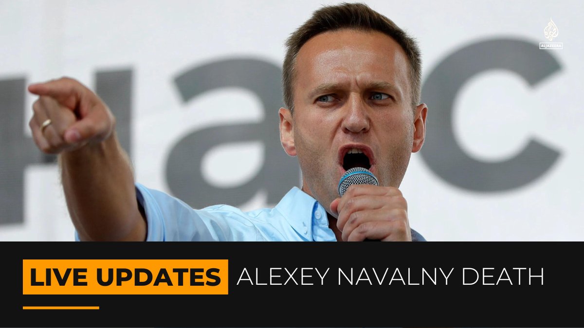 Russian opposition leader Alexey Navalny has died at the Arctic prison colony where he was serving a 19-year term, Russia’s federal penitentiary service says in a statement. 🟠 Follow our LIVE coverage: aje.io/eui5so