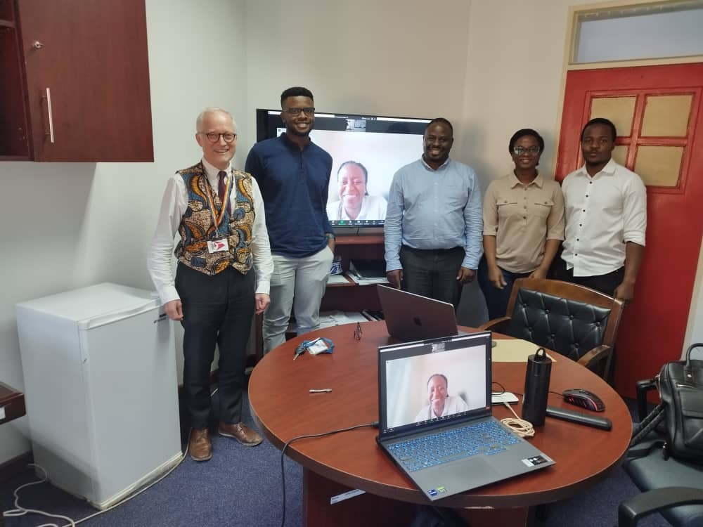 Dr Marriott Nliwasa (@marriottnliwasa) on Twitter photo Was great to be part of the interaction between Prof. <a href="/BertieSquire/">Bertie Squire</a> and our PhD candidates in Kuhes.
<a href="/HusseinTwabi/">Hussein Twabi</a> <a href="/robinasemphere/">Robina</a> <a href="/MadaloThindwa/">Madalo Thindwa</a> <a href="/kuhes_rsc/">Research Support Centre</a> <a href="/nor/">Nor</a> Was great to be part of the interaction between Prof. <a href="/BertieSquire/">Bertie Squire</a> and our PhD candidates in Kuhes.
<a href="/HusseinTwabi/">Hussein Twabi</a> <a href="/robinasemphere/">Robina</a> <a href="/MadaloThindwa/">Madalo Thindwa</a> <a href="/kuhes_rsc/">Research Support Centre</a> <a href="/nor/">Nor</a>