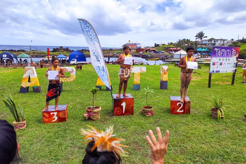 CONADI_Gob's tweet photo. En #RapaNui: Esta semana se ha desarrollado el Festival #Tapati Rapa Nui, una gran muestra cultural en que participan adultos y niños, rescatando sus saberes ancestrales, iniciativa en que colabora #CONADI con su programa de Fomento al Turismo y al Patrimonio Cultural Indígena. https://t.co/Ao2Md6KX1h