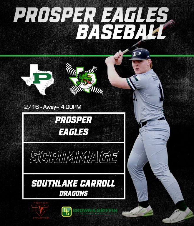 ThePHSBaseball's tweet image. Scrimmage schedule continues today against the Southlake Carroll Dragons. Start time is 4:00 PM.
 
See you out there!
 
#Details212
#UncommonMen
#StandardsOverFeelings
#ProsperHSBaseball
