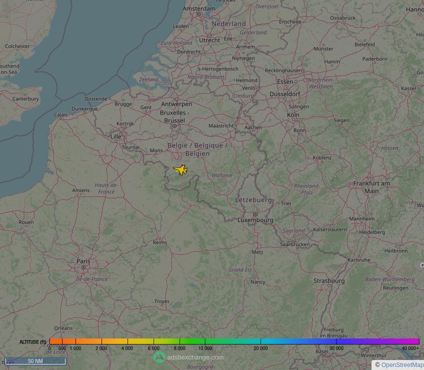 IntelskyB's tweet image. 🇧🇪 Belgian Air Component ✈️ F16 ( General Dynamics F-16AM Fighting Falcon ) (FA-117, #44F167) as flight #STING11 was just spotted over 🇧🇪 Namur, #Belgium at ☁️ 4500 ft.

🔴 Live tracking:
global.adsbexchange.com/?icao=44F167

🖼️ by doppio.sh