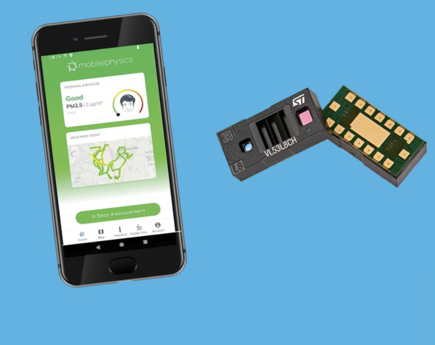 lembarquemedia's tweet photo. La mesure de la qualité de l’air de l'environnement proche est désormais à portée de smartphone #objetdelasemaine #STMicroelectronics #MobilePhysics https://t.co/lkBg0KSDQN https://t.co/FXtaYARE1M