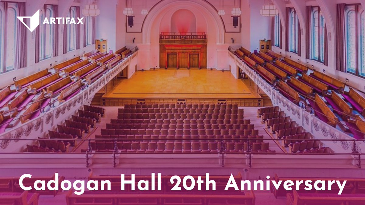 Artifaxsoftware's tweet image. Happy 20th Artifax Anniversary to our friends at Cadogan Hall! It is an absolute delight, and honour, to work with this exciting institution, and we look forward to the future of partership ahead. #EmpoweredbyArtifax