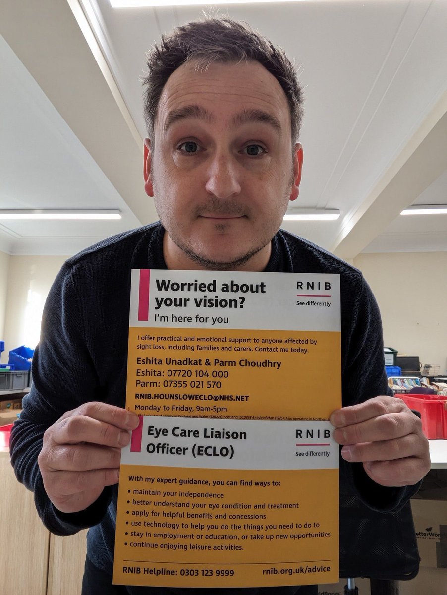 LBHLibraries's tweet image. Our Library at Home team are working hard with Hounslow Connect spreading the word about our local RNIB support network to our housebound borrowers.

Here&apos;s the manager with some info.

#ServicesSpotlight #LibraryAtHome