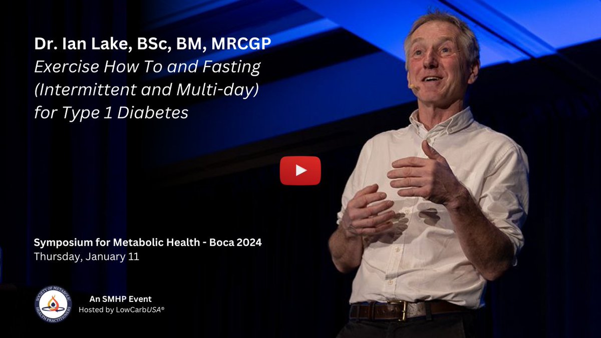In this compelling presentation, @idlake explores 2 crucial aspects of managing type 1 diabetes: exercise and fasting. He begins by discussing endurance training, highlighting the benefits of Zone 2 training and high-intensity interval training (HIIT) for optimizing