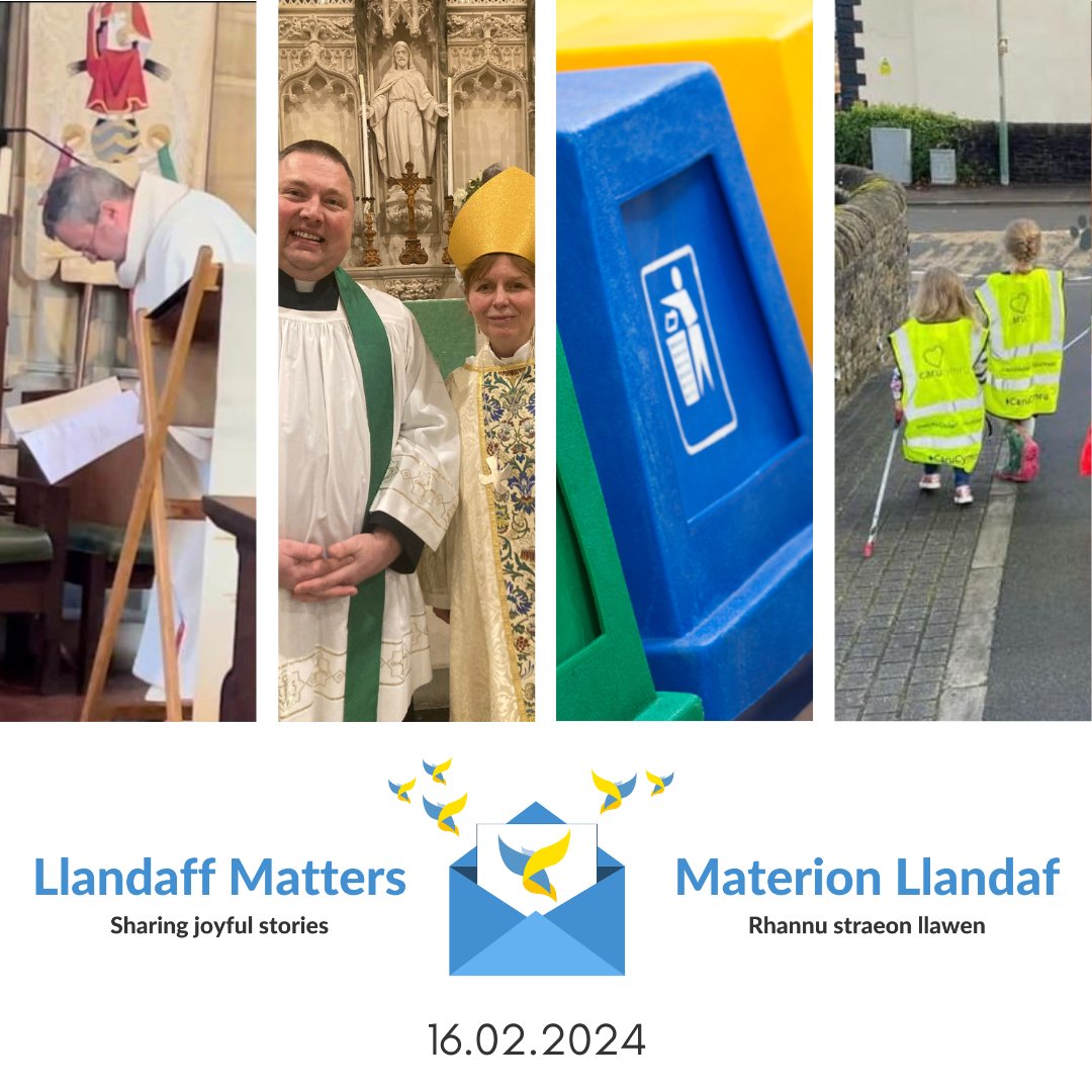 Materion Llandaf / Llandaff Matters
mailchi.mp/.../materion-l…...
Today, your weekly newsletter brings you:
📷Celebrating our new Archdeacon
📷A new vicar in Margam Ministry Area
📷Community Litterpicking
📷The Hadau Arts Festival at Urban Crofters