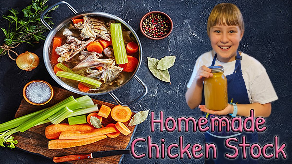 Guess what? My newest full back to the basics video is out! Let's learn how to make HomeMade Chicken Stock together! It's easy to do &amp; tastes so much better than anything you can buy in the store! youtube.com/watch?v=wmblXv…