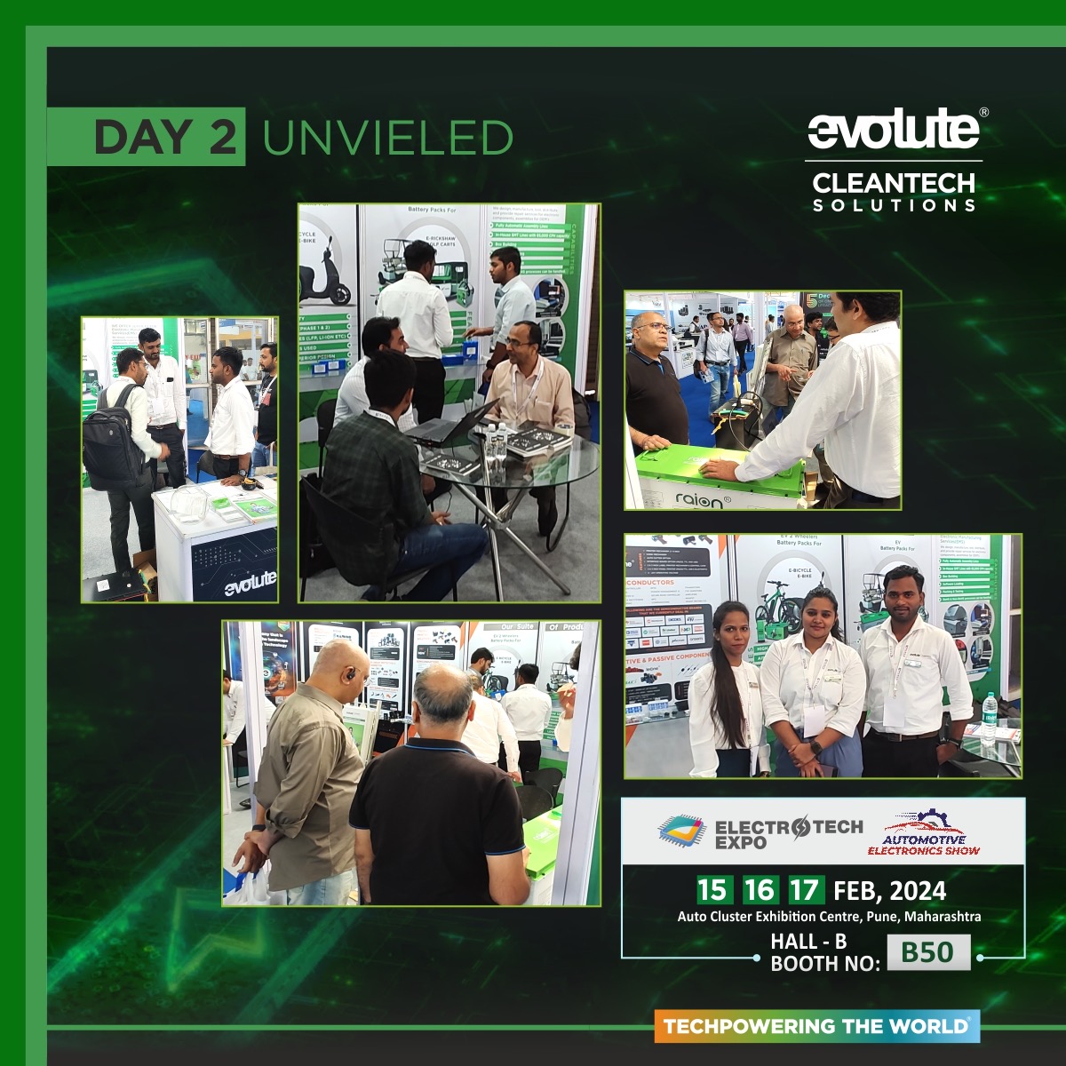 cleantech001's tweet photo. What an exciting day 2 at Electrotech expo, Pune.
Come and meet us at booth B50 to discuss about latest technology and innovations.
.
.
Visit us at: https://t.co/6LUodaOg7c
.
. https://t.co/1nWWS94L1X