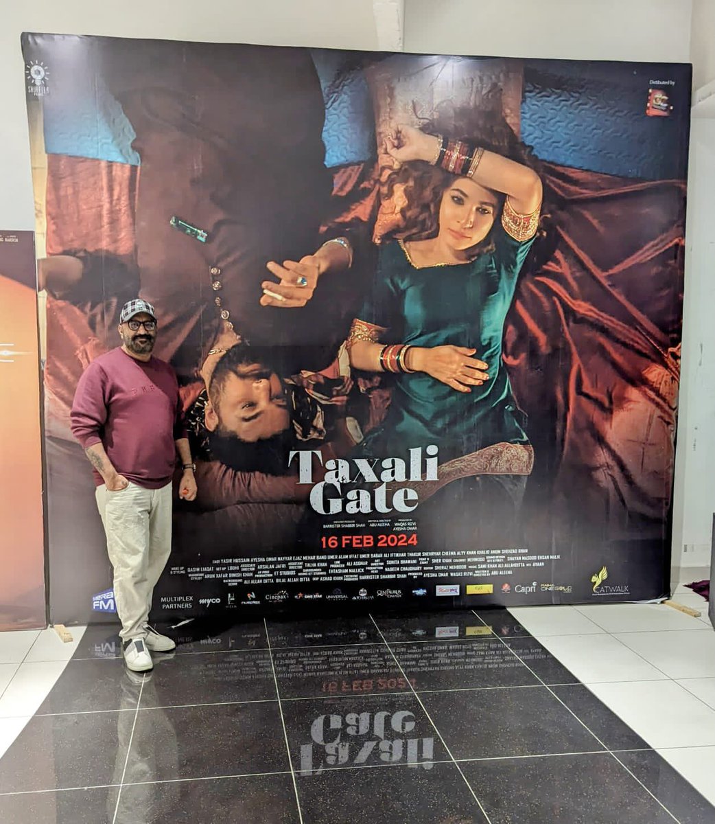 umer_aalam's tweet photo. #taxaligate has been released guys go and watch in your nearest cinemas.. you will love it and thats our director standing with his labour of love. @abualeeha https://t.co/DL3hFDcnMY
